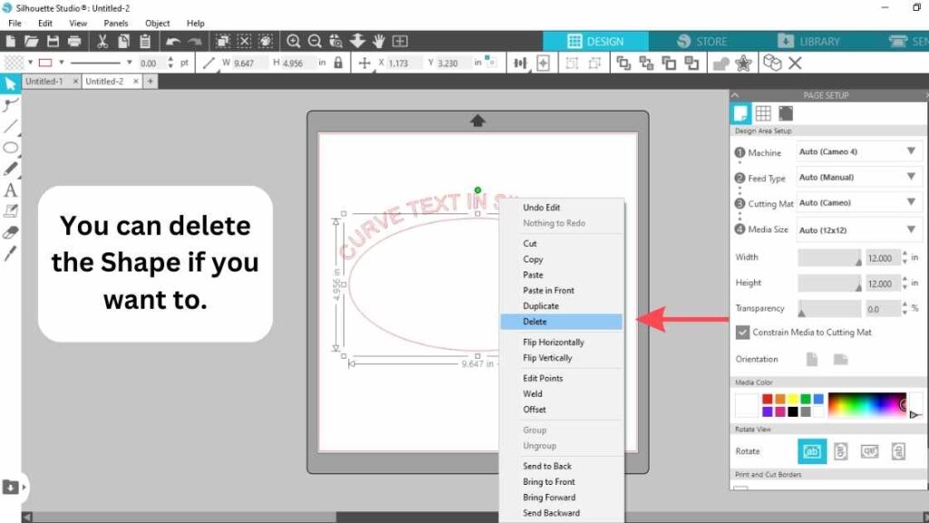 An illustration of curving text in silhouette studio or curved text silhouette studio with the text written: How to curve words in silhouette Or How to curve text in silhouette studio Or How to curve text in silhouette design studio Or How to curve text on silhouette studio? Or How to curve font in silhouette studio? Or How to curve letter on silhouette? Or Is curving text in silhouette studio possible ?