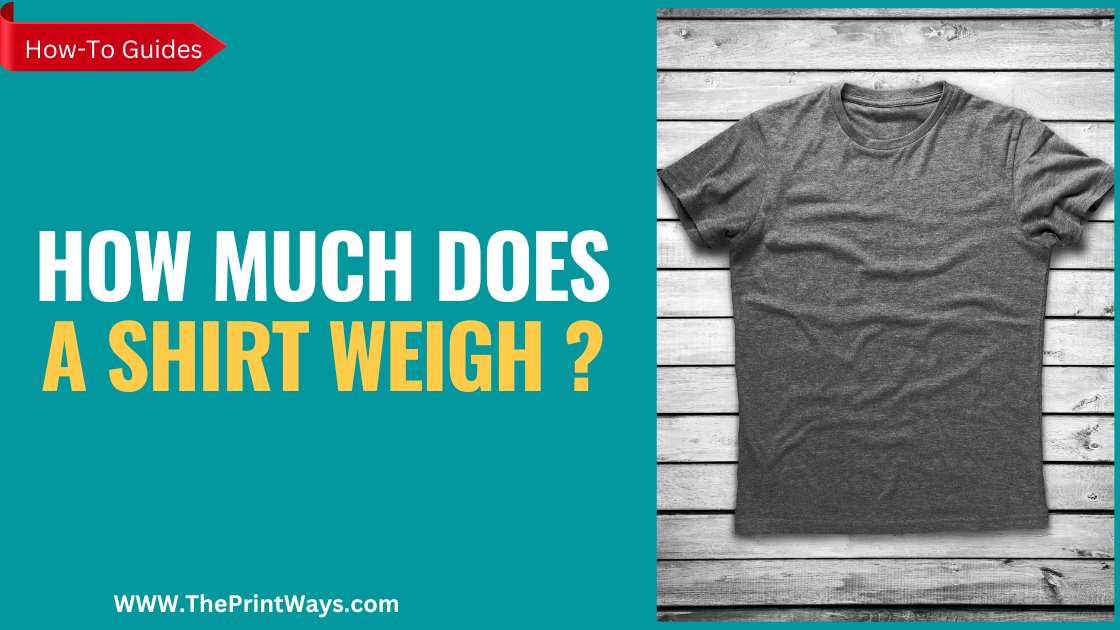 An illustration of a grey shirt with wooden background representing the queries: How much does a shirt weigh ? Or How much does a t shirt weigh ? Or How much does a t-shirt weigh ? Or How much does a shirt weigh in lbs ? Or How much does a shirt weigh to ship ? Or How much does a tshirt weigh ? How much does shirt weigh ? Or How much do shirts weigh ?