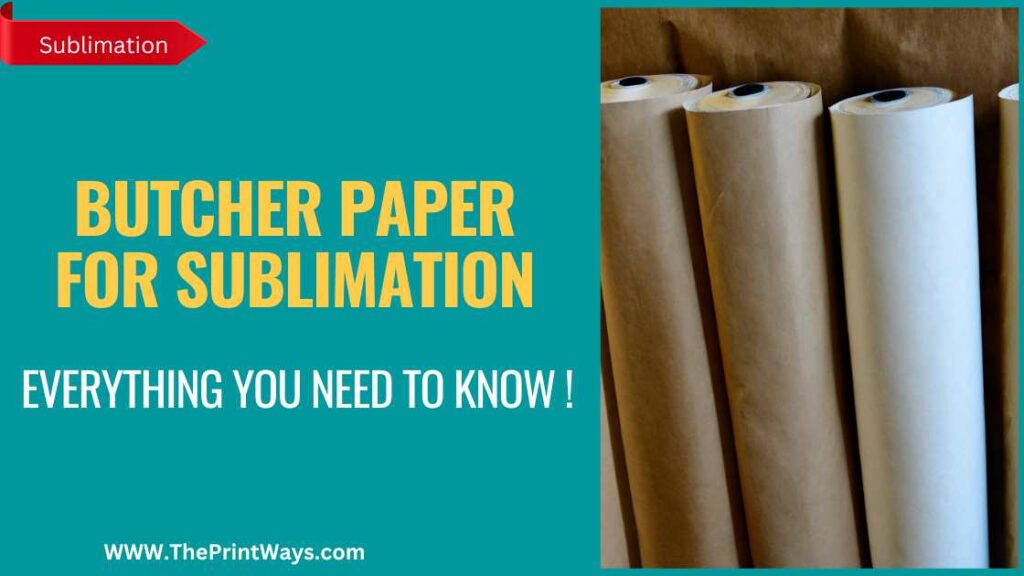 Multiple rolls of butcher paper for sublimation representing the queries: Can you use butcher paper for sublimation ? Butcher paper Vs parchment paper for sublimation. Or What can i use instead of butcher paper for sublimation ? Or Can you use pink butcher paper for sublimation ? Or Can i use pink butcher paper for sublimation ? Or What kind of butcher paper for sublimation is best ? Or Is butcher paper sublimation possible ? Or What is sublimation butcher paper ?