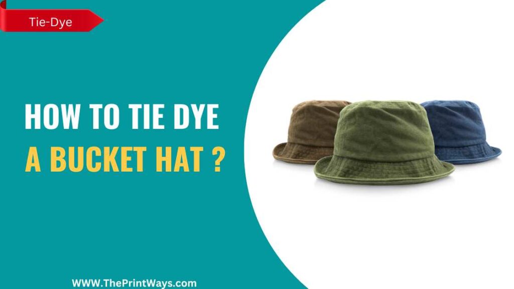 Three bucket hats of different colors alligned togther with white background representing the queries: How to tie dye a bucket hat ? Or Is bucket hat tie dye possible ? Or How to tie die bucket hat? Or How to tie dye bucket hats ? Or How to tye dye bucket hats ? What are tie dye hat patterns ?